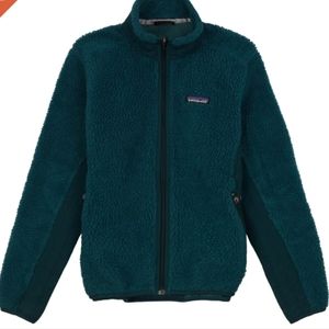 PATAGONIA Retro X Aurora Borealis Limited Blue Green Deep Pile Fleece 2007